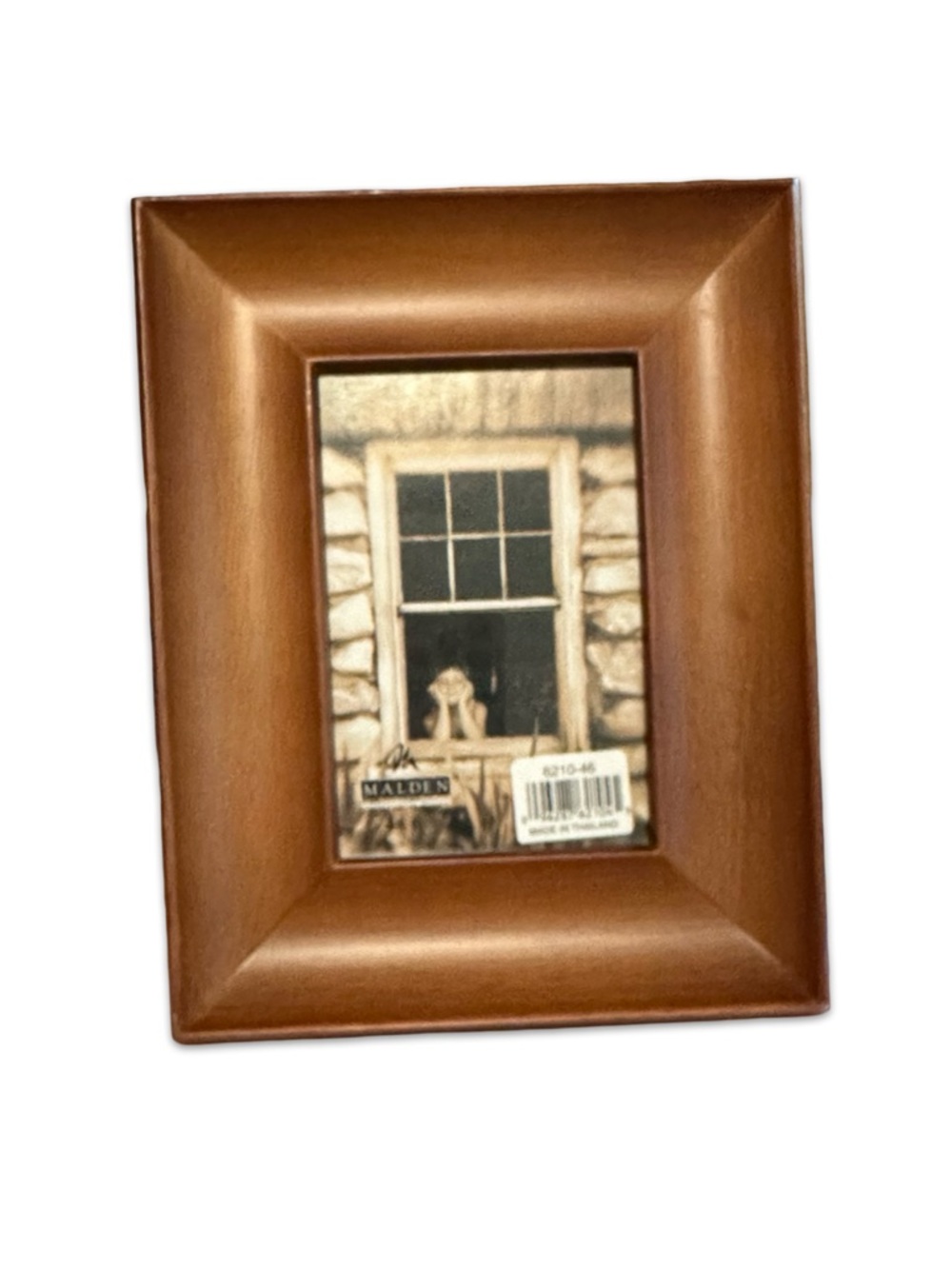 Malden International Designs Wooden Picture Frame 4x6 Classic Brown